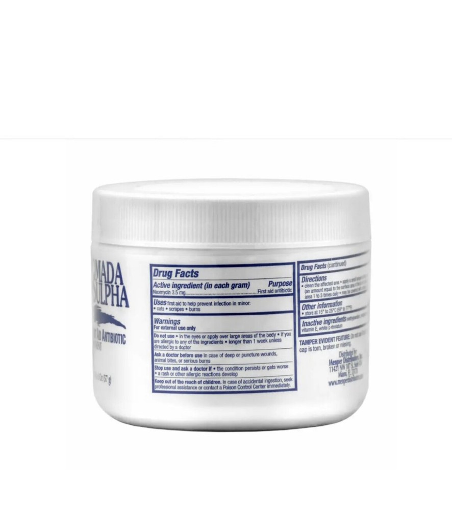 Pomada de Sulpha First Aid Antibiotic 2 oz