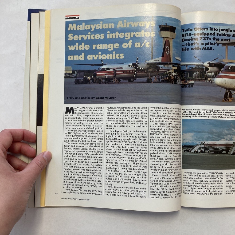 Professional Pilot - November 1989 Issue