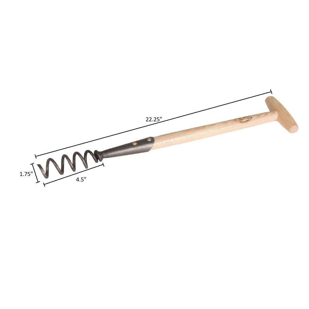 17 In. Handle 22 In. L Weeder Corkscrew Short Handle