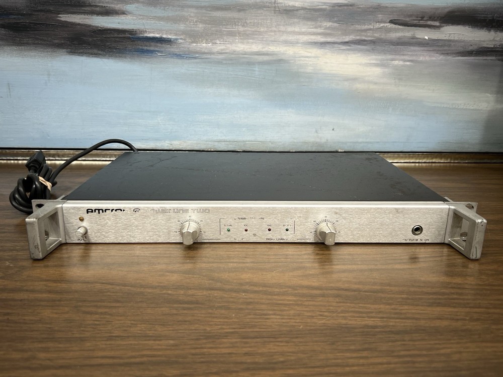 Crown Power Line II /Rack Mount Studio Amp (PL-2) Working TESTED !!