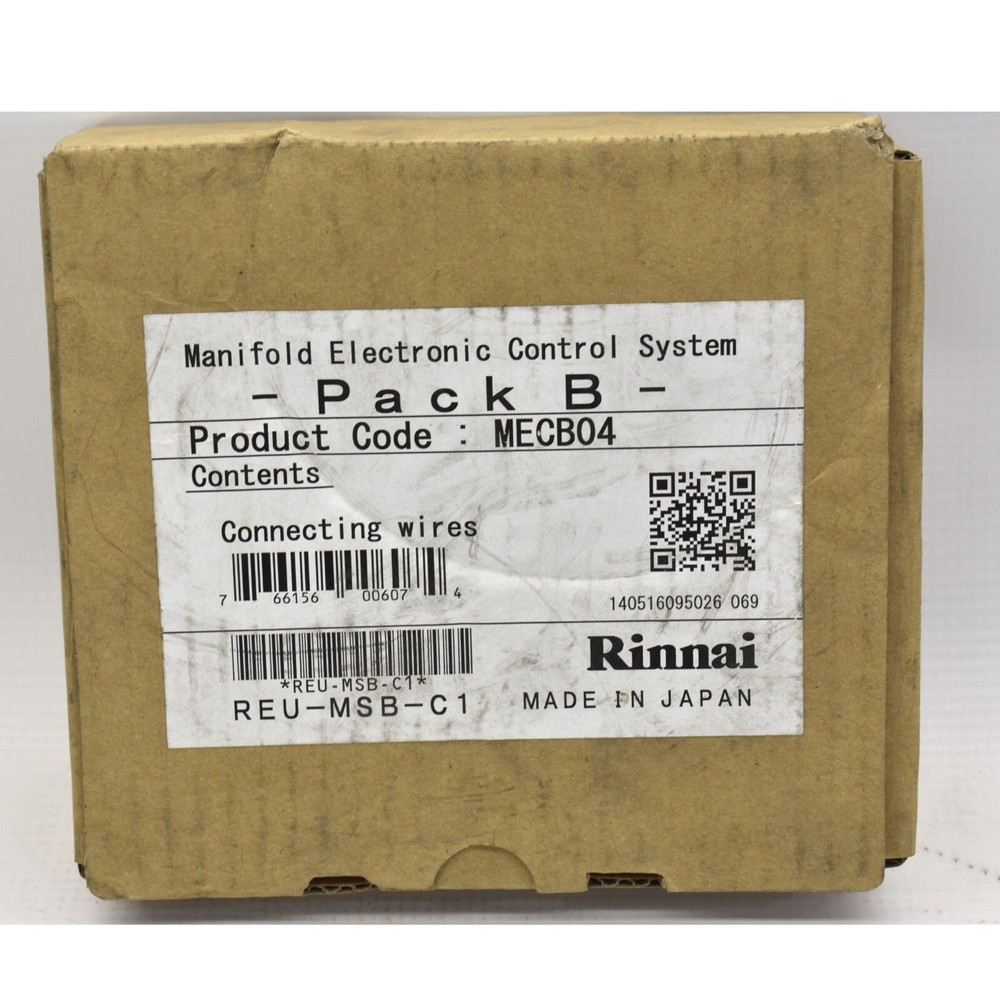 Rinnai water heater Pack B MECB04 Manifold Electronic Control System wiring
