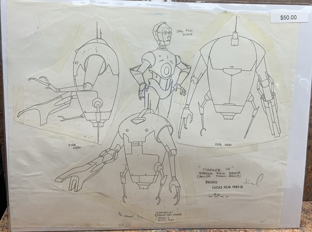 Star Wars DROIDS Artwork