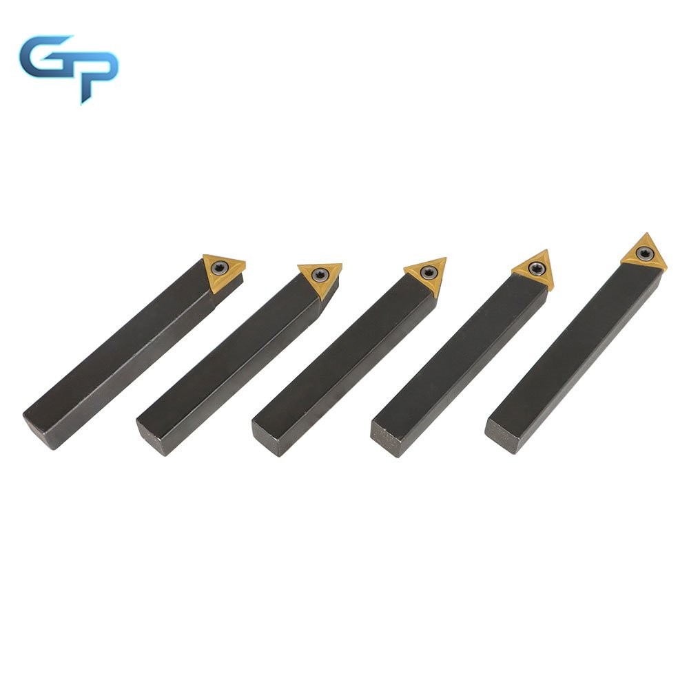 5pcs 1/2 Inch Carbide Indexable Turning Tool Lathe Tool Bit With Carbide Inserts