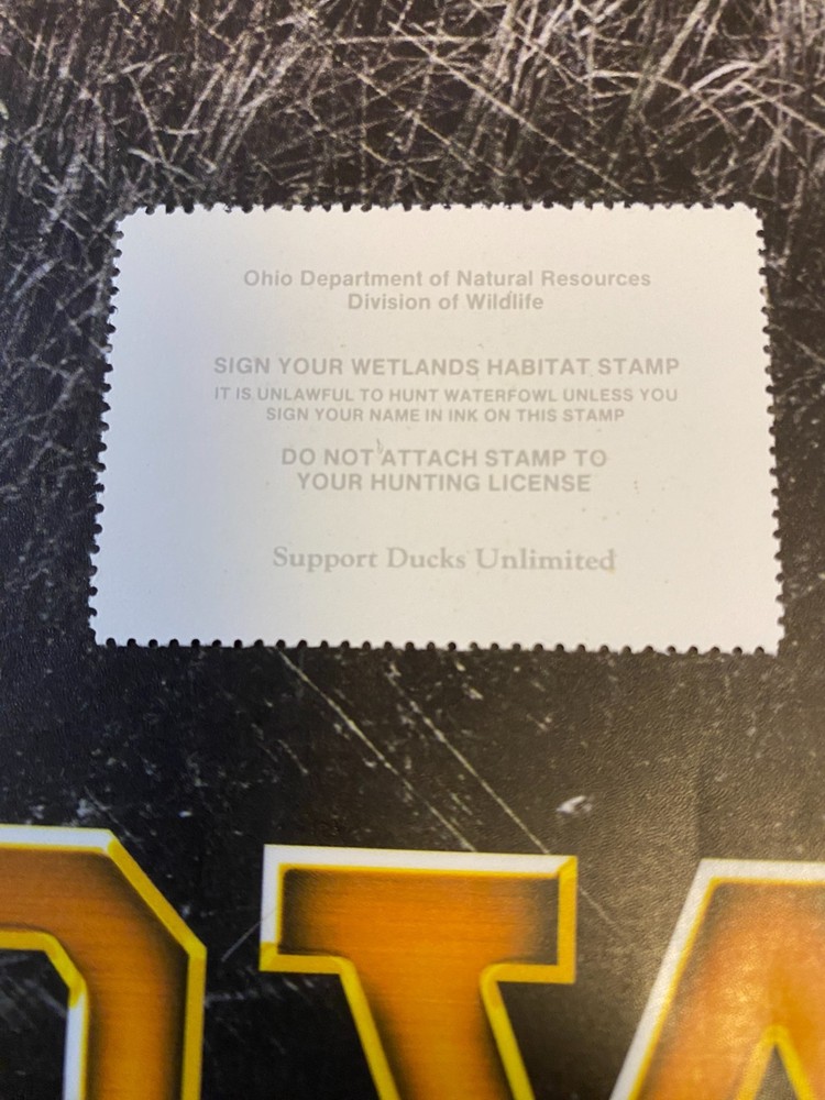 1991 Ohio State Duck Stamp,