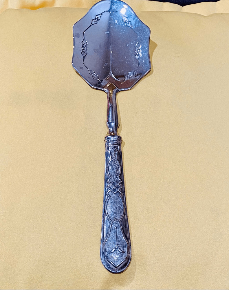 Fine Antique Italian 800 SILVER SERVER Rare