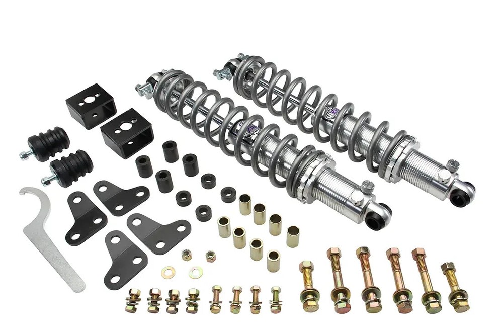 CPP Double Adjustable Coilover Spring & Shock Kit 1968-72 El Camino 450lb SBC/LS