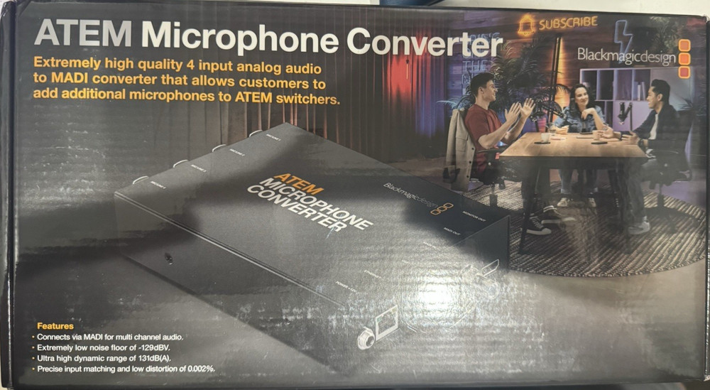 Blackmagic  Athem Michrophone Converter (Madi)