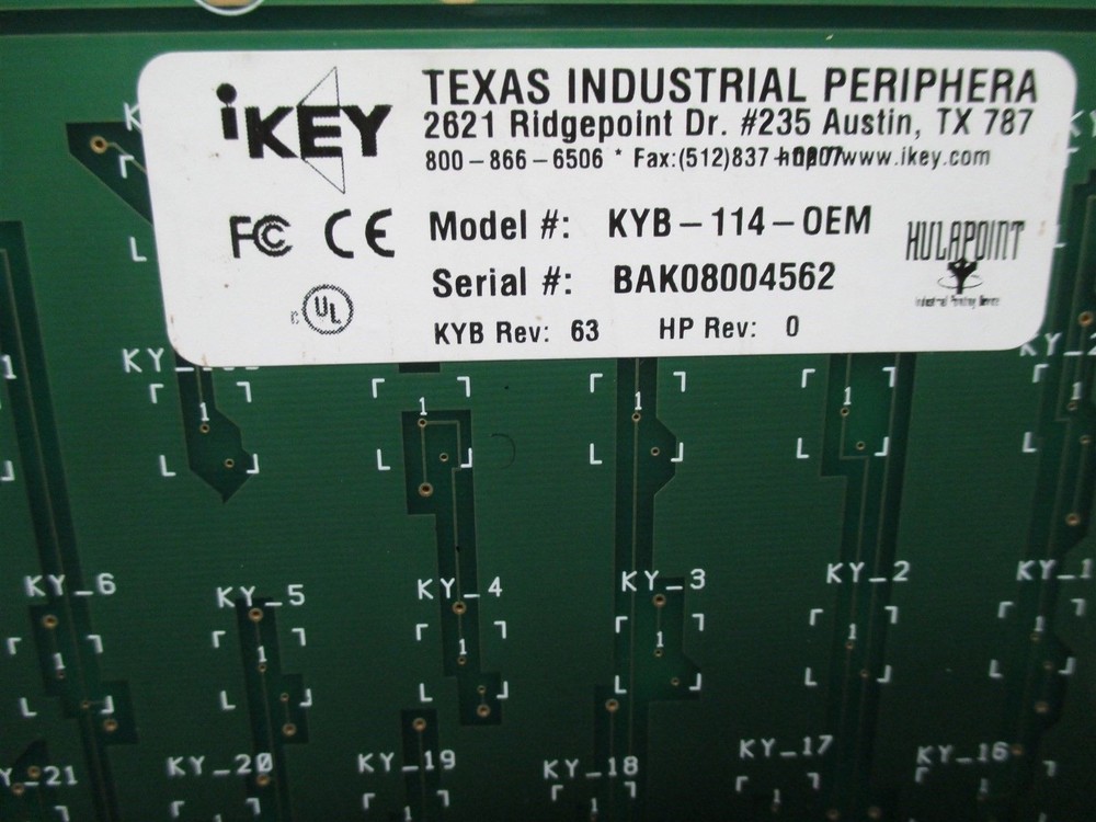 Texas Industrial Periphera KYB-114-0EM