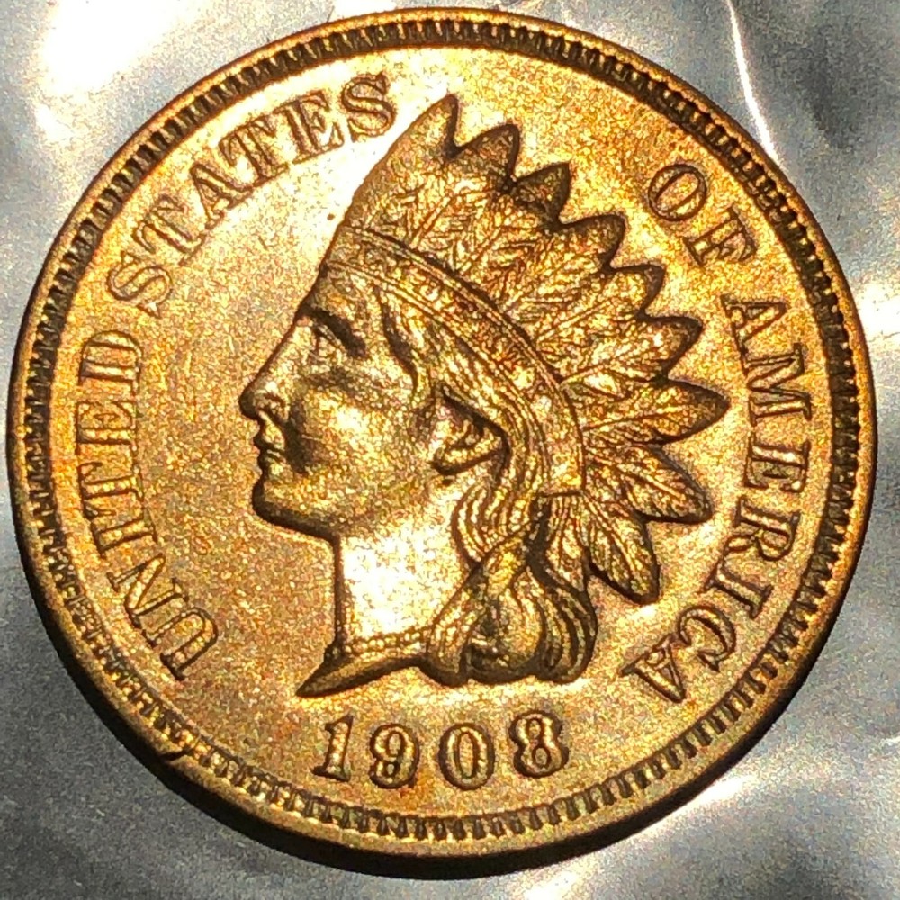 1908 INDIAN HEAD PENNY #75J