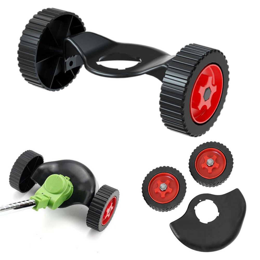 For Grass TRIMMER ROLLING WHEEL Comfortable Garden Lawn Mower Cutter Guide PT