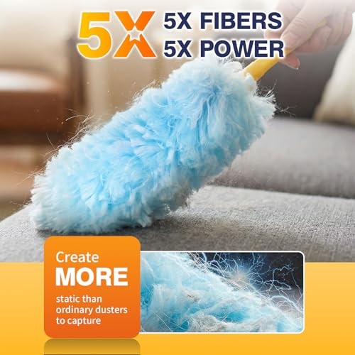 Duster Refills for Swiffer Dusters, Multisurface 360 30 Refills + 2 Handle