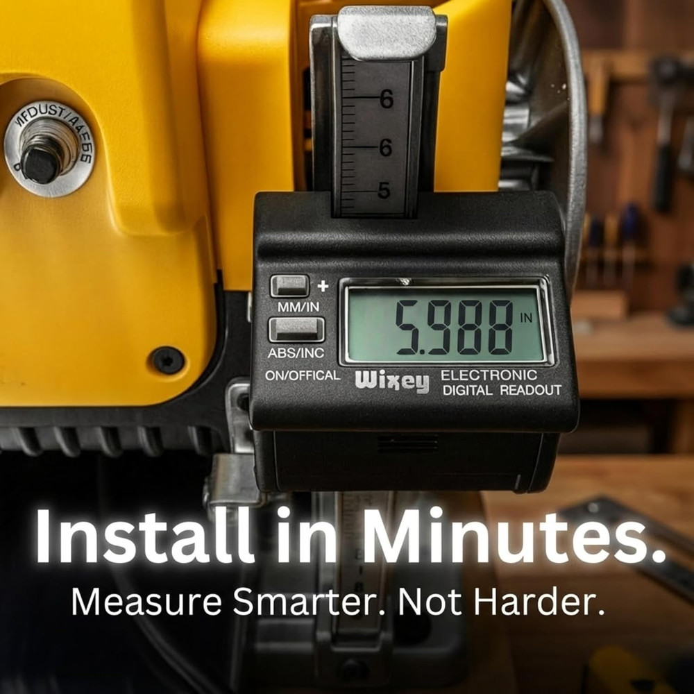 Digital Planer Gauge – Electronic Digital Readout & Thickness Measuring Tool – A