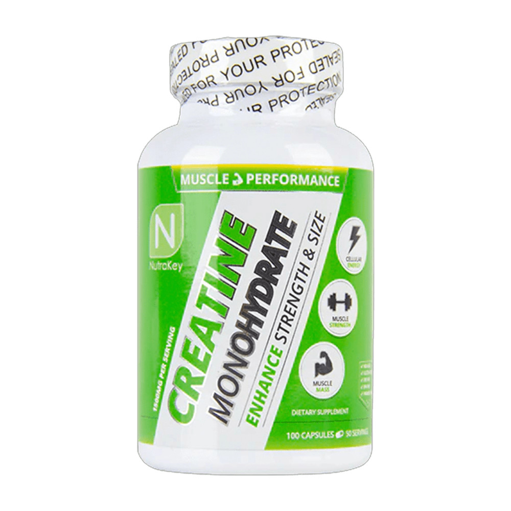 NutraKey - Creatine Monohydrate 100 Capsules