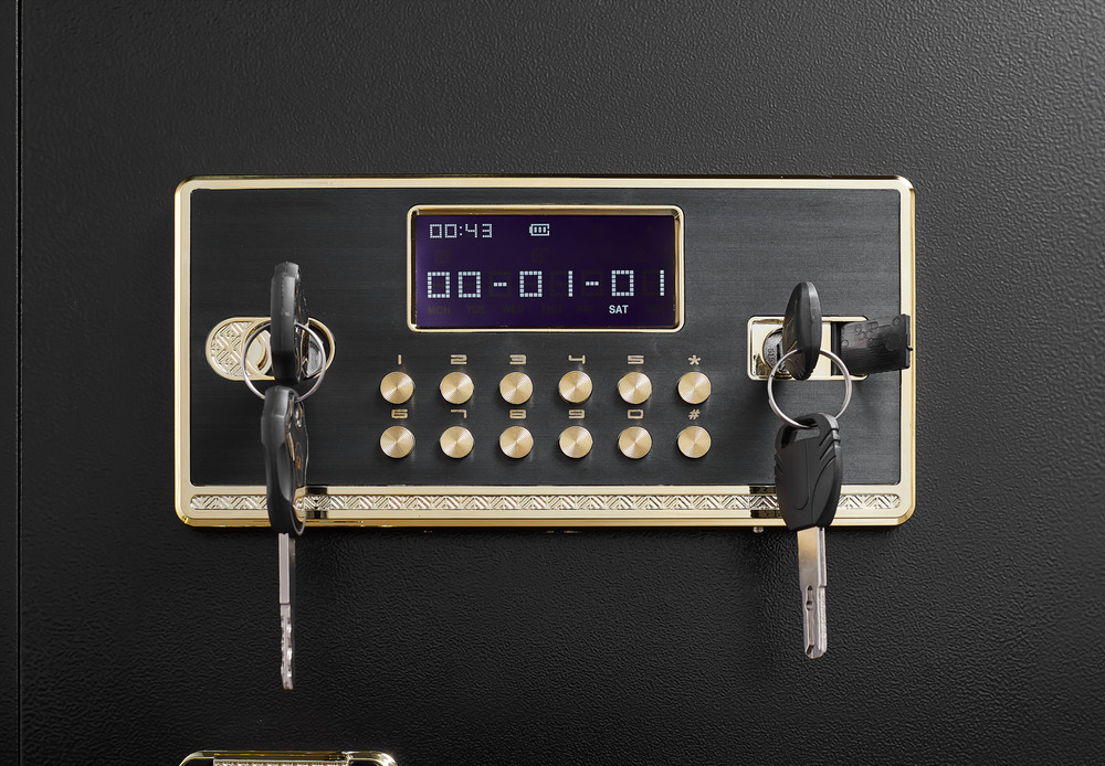 Security Electronic Steel Home Safe, Anti-Theft Digital Security Lock Box