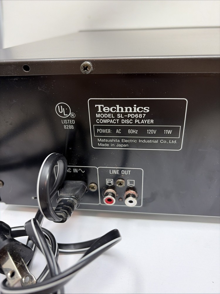 Technics Compact Disc Changer SL-PD867 5 Disc Changer System - Tested -No Remote