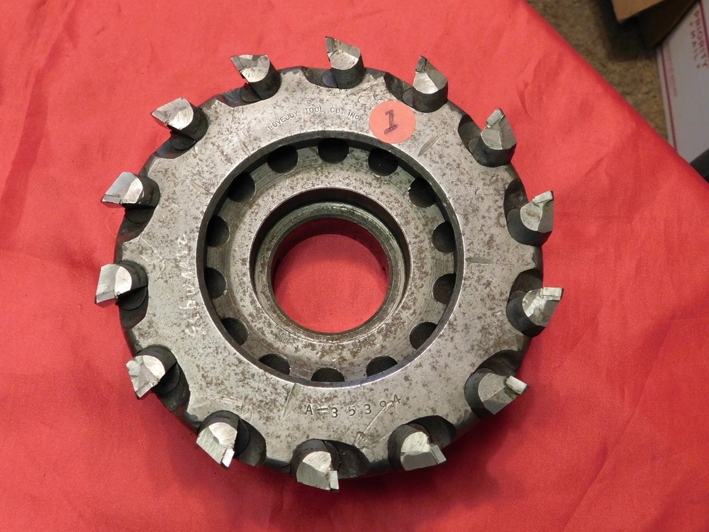 Lovejoy Tool - Indexable FACE milling cutter - 7" X 2" ARBOR