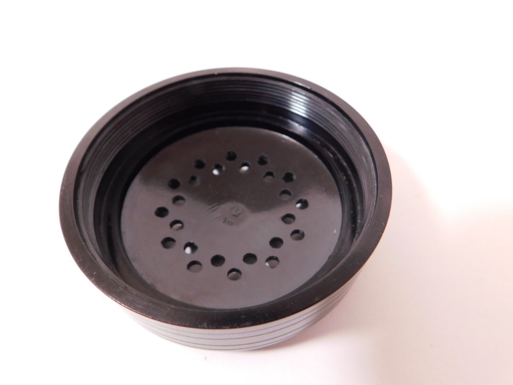 1 - Automatic Electric A/E 40 Bakelite Handset Ribbed Transmitter Cap in VG Cond