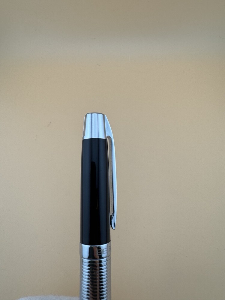 Balenciaga Pen Ballpoint Silver Tone Pen Refill Roller