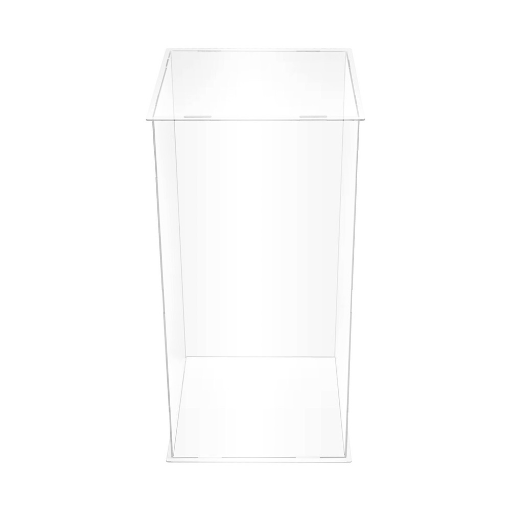 24" Large Acrylic Display Case Dustproof Clear Box Action Figures Case Organizer