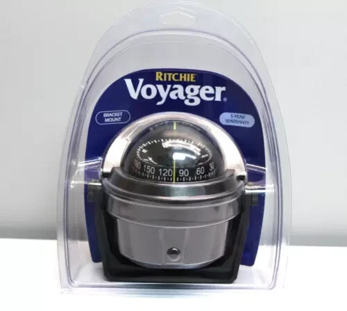 Ritchie Voyager Bracket Mount Compass | Black | RIT-B-81