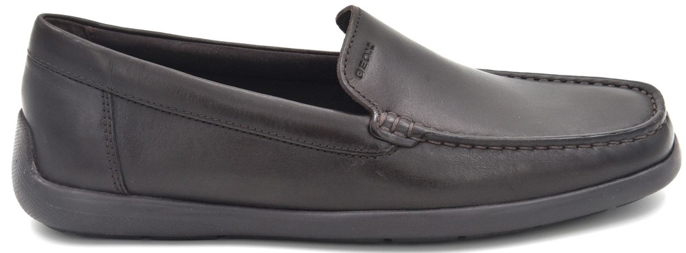 Geox Men's Devan Loafer Leather Brown