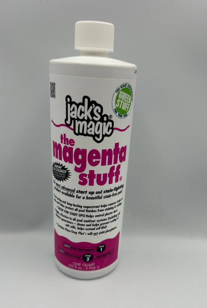 Jack's Magic The Magenta Stuff Metal Solution 32 oz Sealed