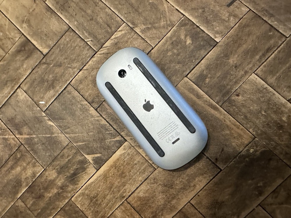 Apple Magic Mouse Wireless Bluetooth Black Silver Ergonomic Multi-Touch Laser