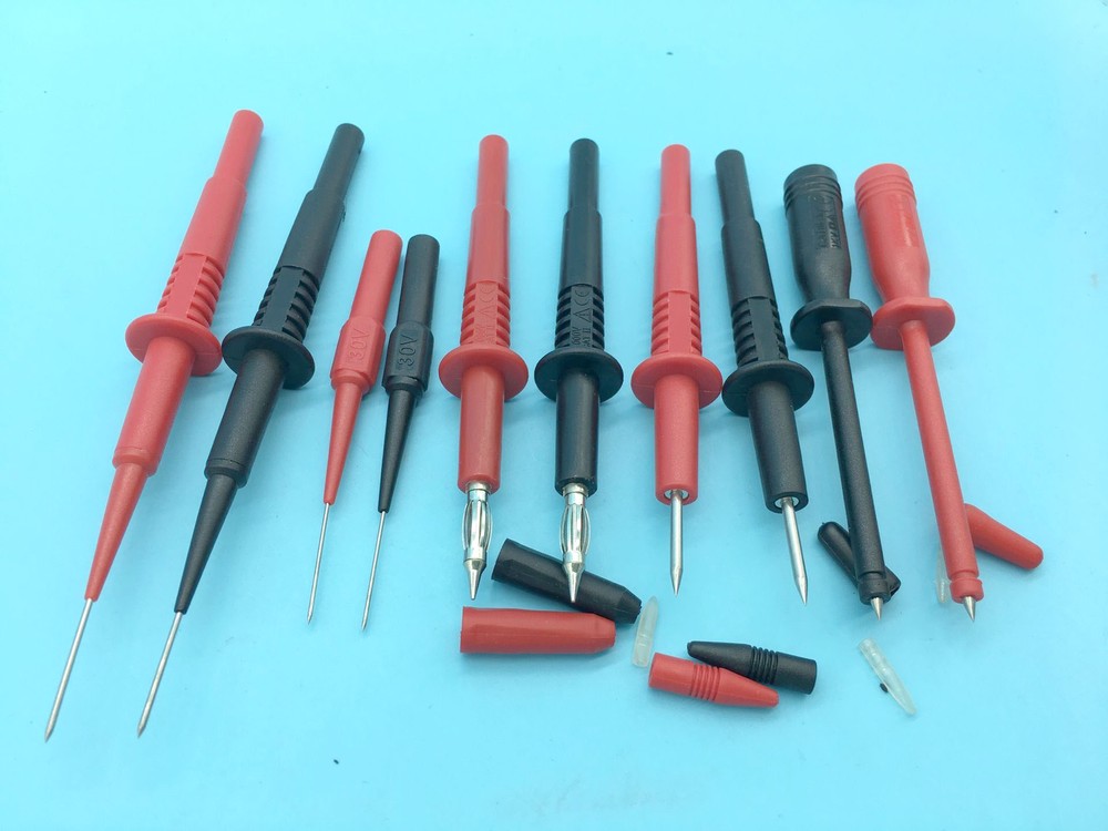 multimeter test probe Needle pen Cable without broken puncture 4mm banana socket