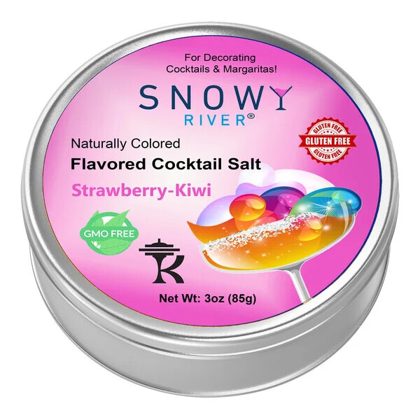 Snowy River Cocktail Rimming Salt 3 oz. 6/Pack (select flavor below)