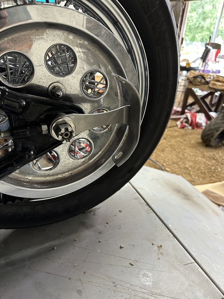 Rolled License Plate Relocation Bracket for HARLEY-DAVIDSON BREAKOUT 2012-2023