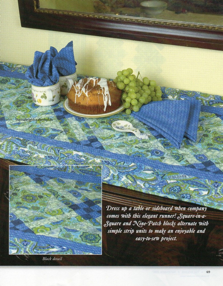 Sea Glass Quilt Pattern Pieced CT