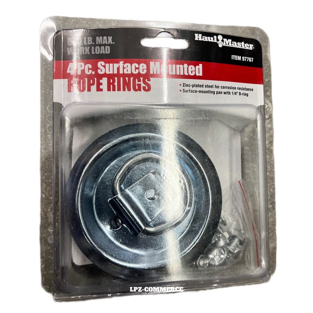 HAUL MASTER SURFACE MOUNTED ROPE RINGS #97767 4 PCS