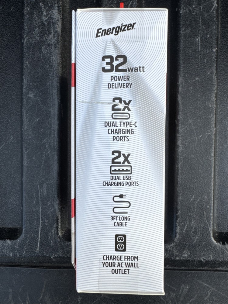 Energizer Power Delivery 4 Port Wall Charger