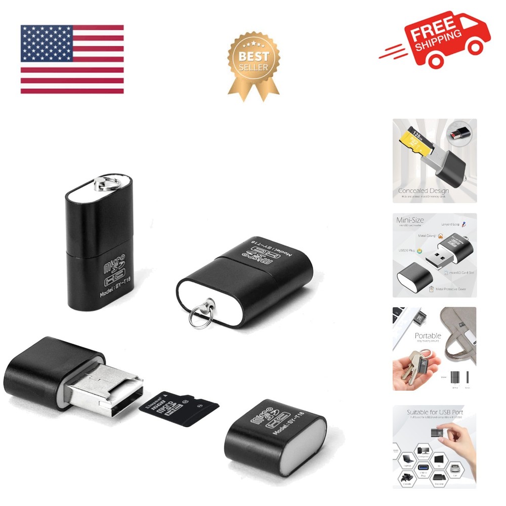 3 Pack] Card Reader for Android,Micro SD Card to USB Adapter, TF Card Reader ...