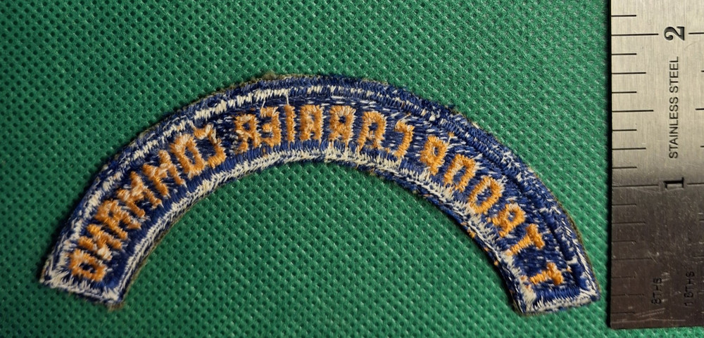 US Army Air Force WW2 1st Troop Carrier Command Tab Patch