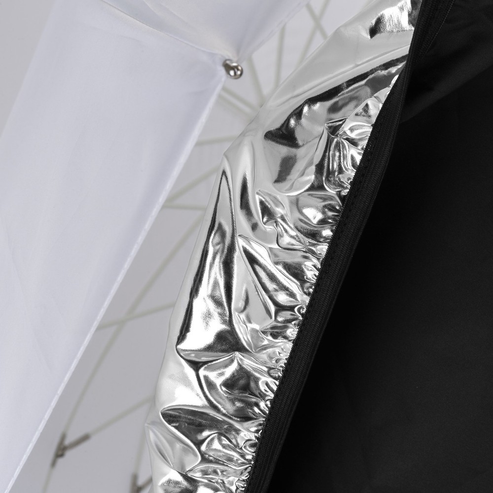Glow Easy Lock 51" Translucent Umbrella Black Panel