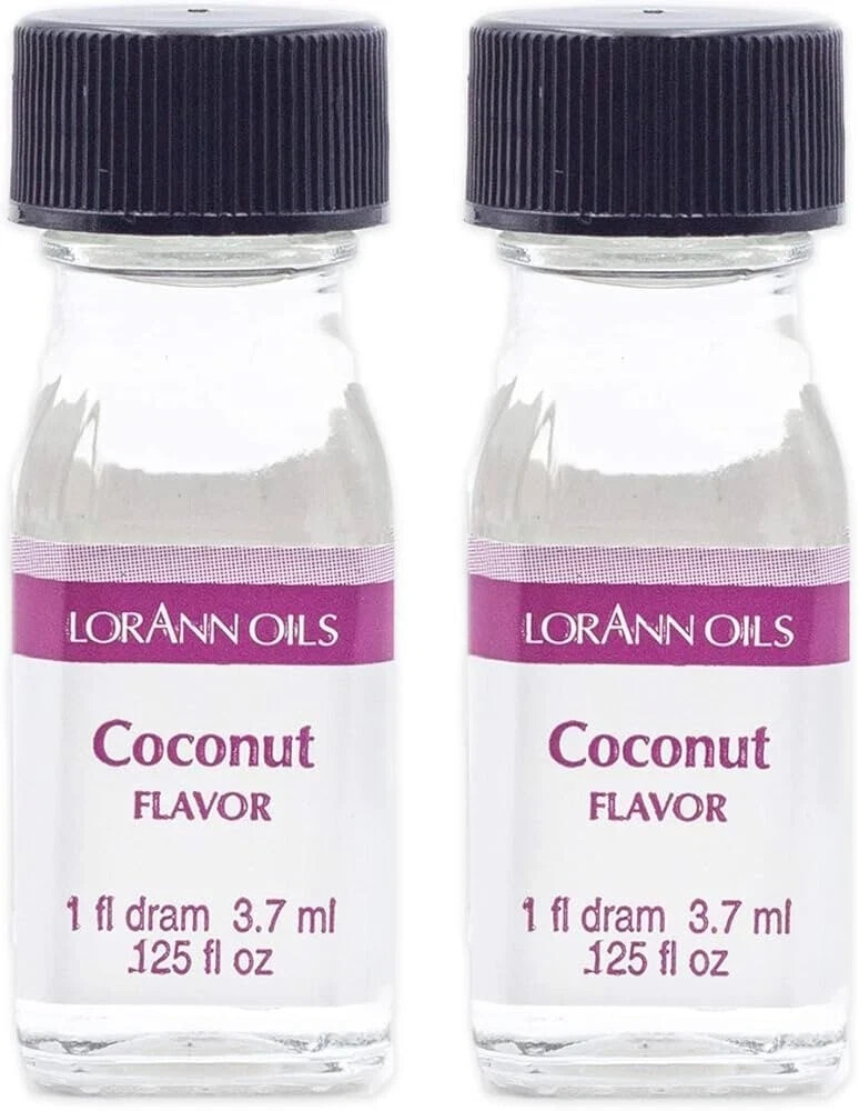 SM Lorann Oils Coconut Flavor 1 Dram 2 Pack