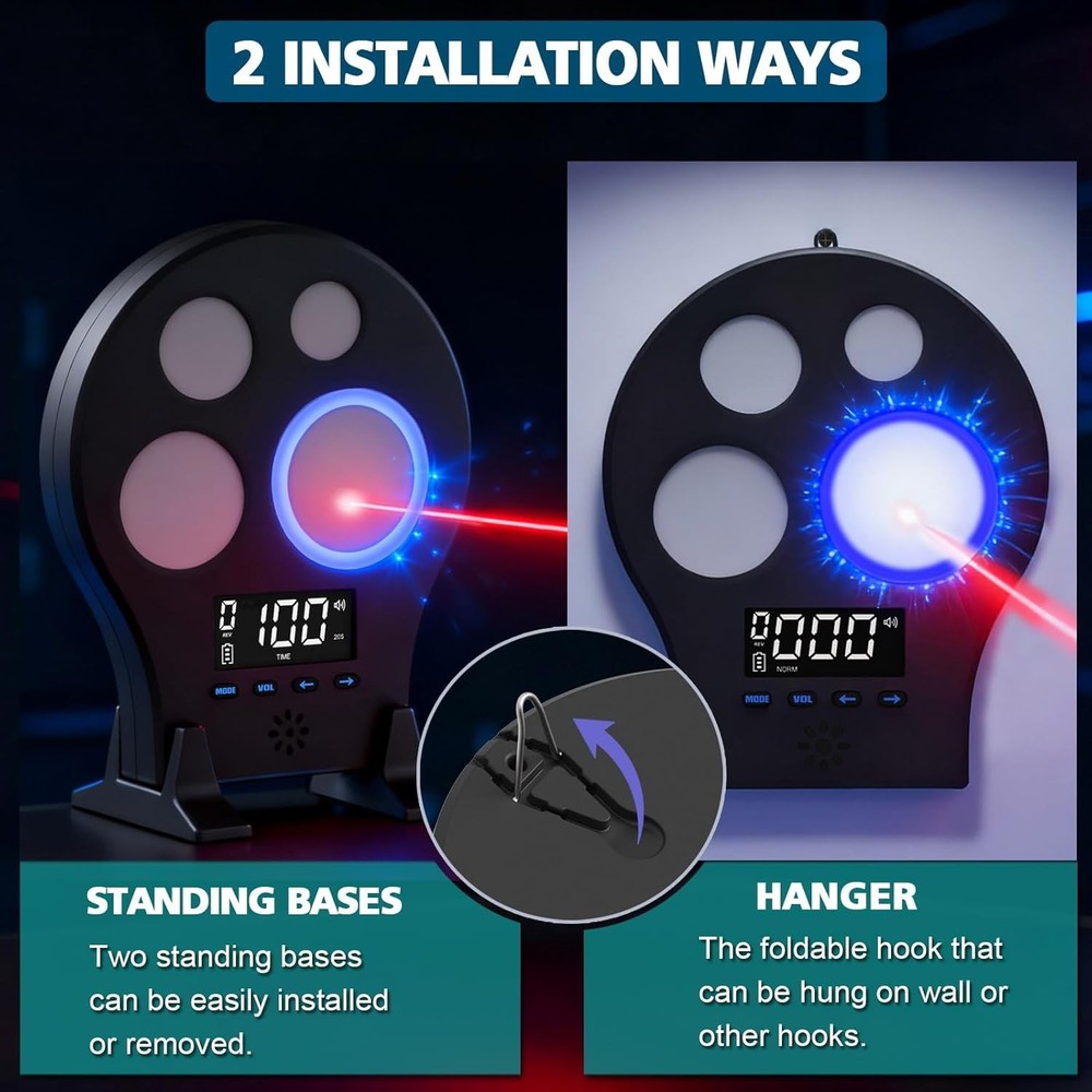 Laser Training Target M-Target - Four-Zone Dry-Fire Training System for Indoor S