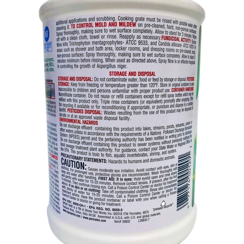 SPRAY NINE HD CLRN 32OZ