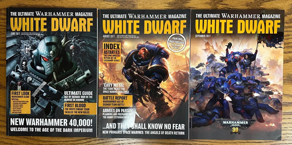 11 White Dwarf magazine 2016-2017