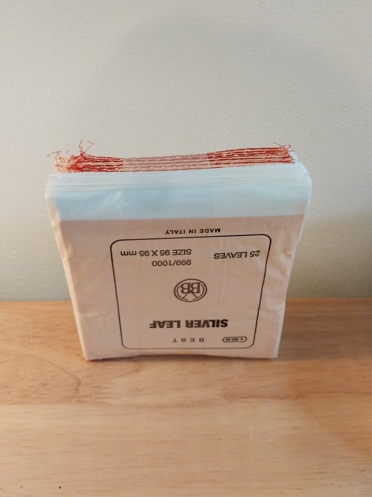 L.A. Gold Leaf: Genuine Silver Leaf Sheets (Loose or Transfer)