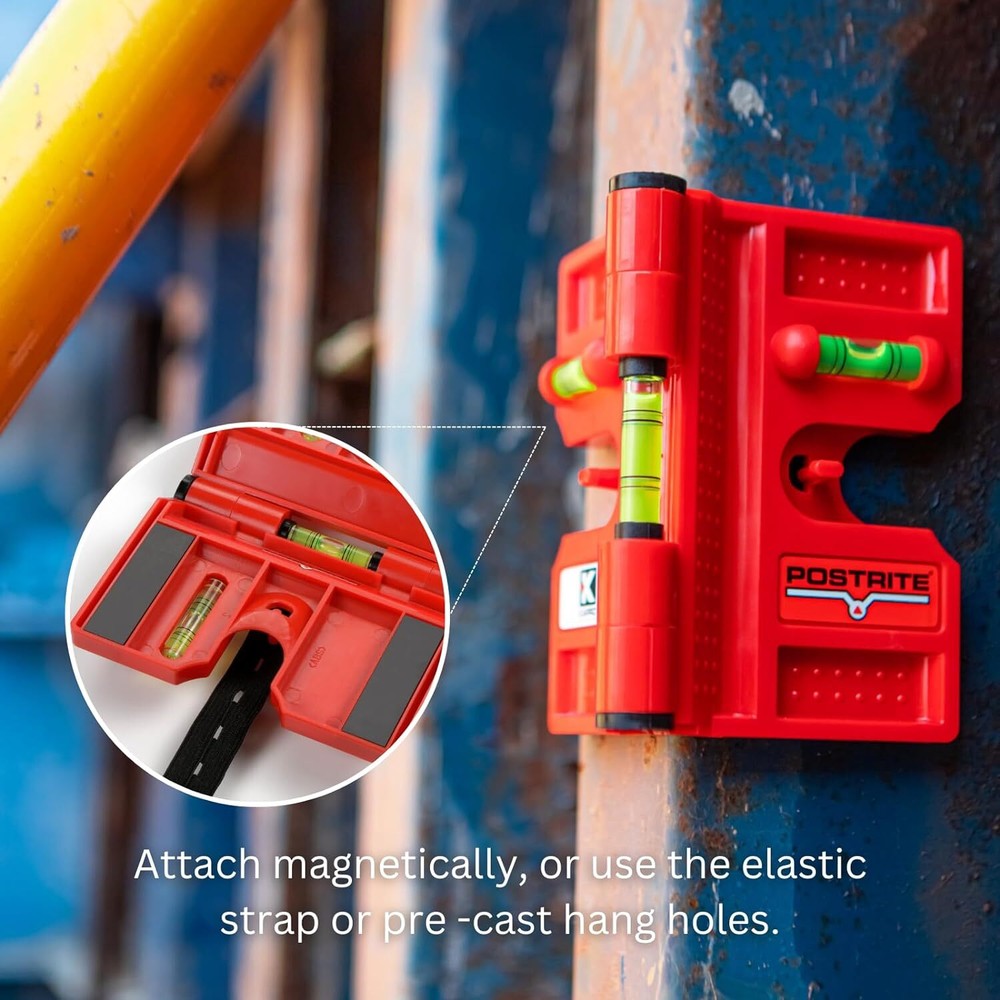 Kapro 340-08D Magnetic Folding Post Level Postrite - Magnetic