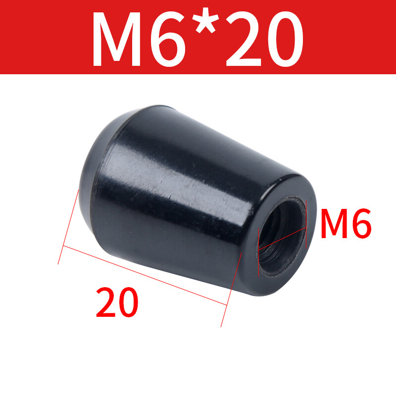 M6-M16 Plastic Handle Tractor Machine Tools Oval Ball Knob Lever Handle 20-90mm