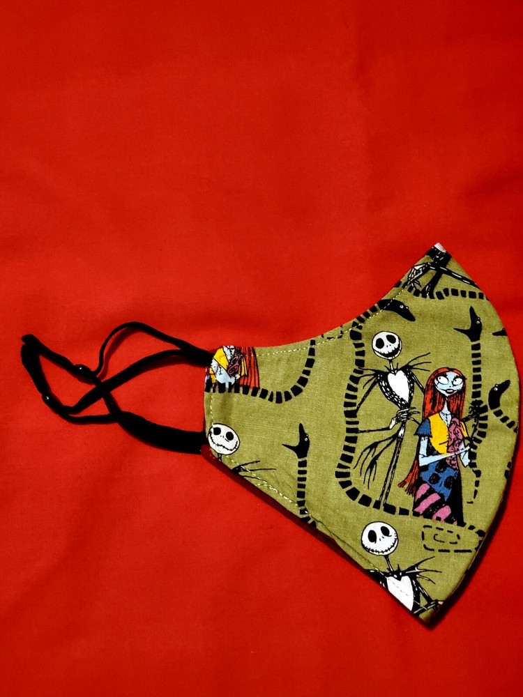 Nightmare Before Christmas Adjustable Face Mask