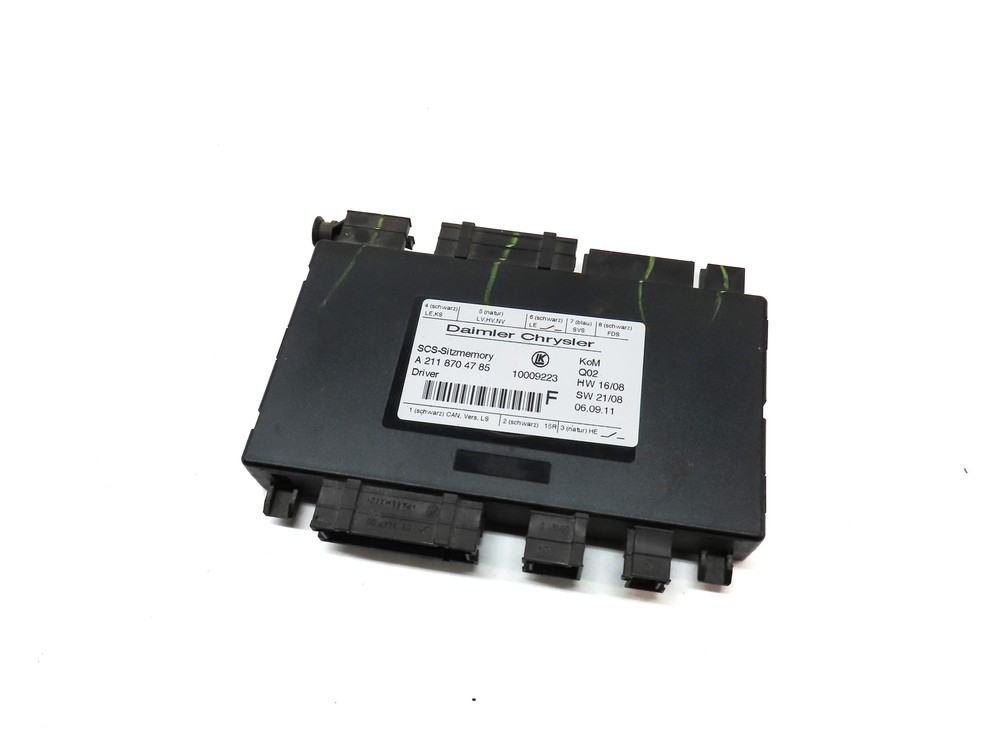 2012 MERCEDES GL450 (X164) FRONT LEFT DRIVER SEAT CONTROL MODULE