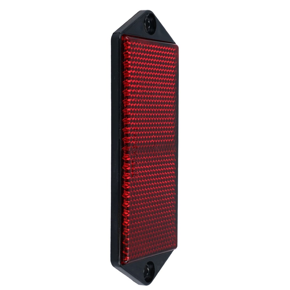 Red Large Rectangular Rear Reflector Pack of 4 Trailer Fence / Gate Post TR073