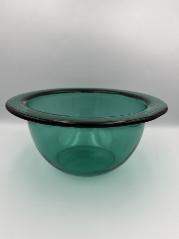 MCM Bowl Green Hand blown Vintage