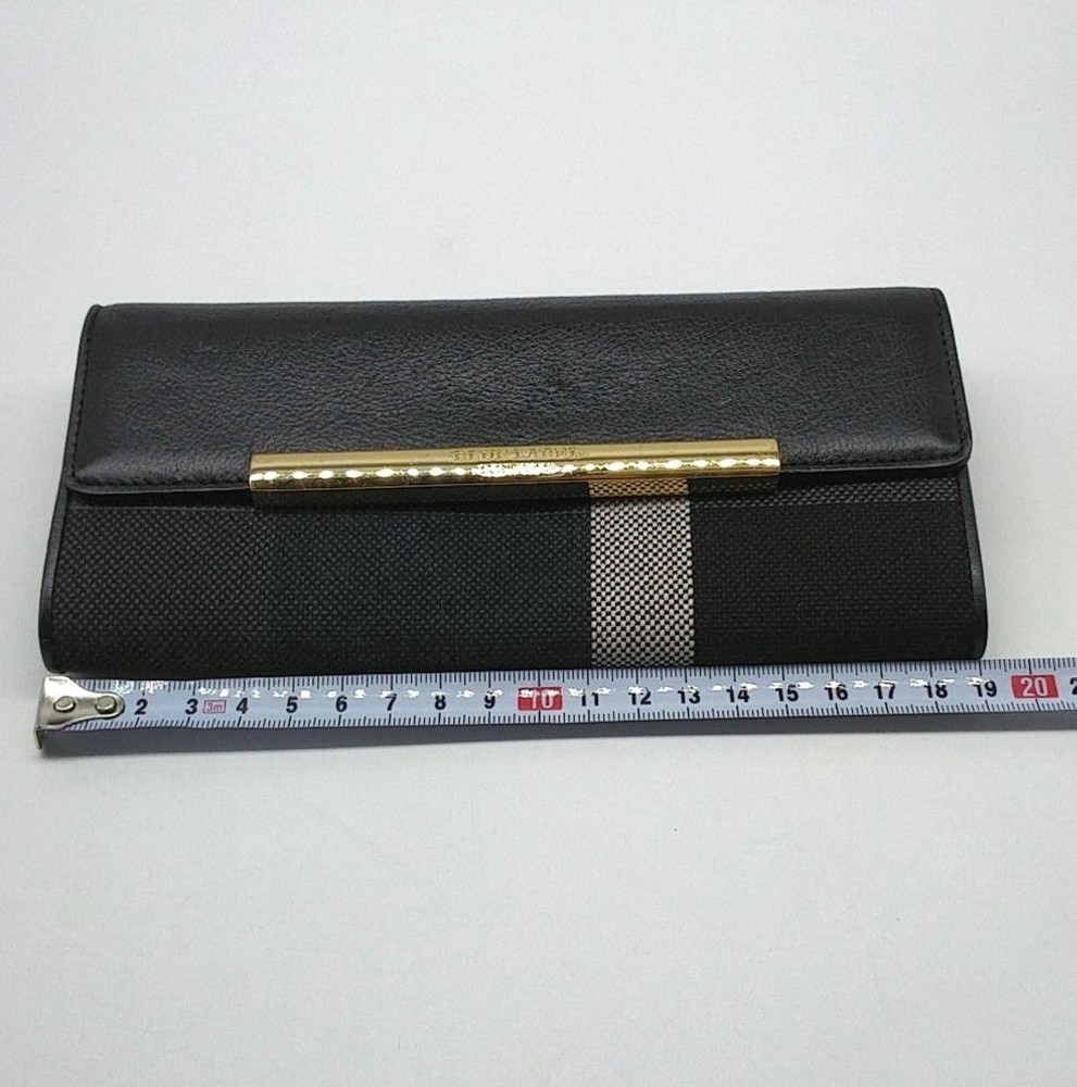 Blue Label Crestbridge Long Wallet Black