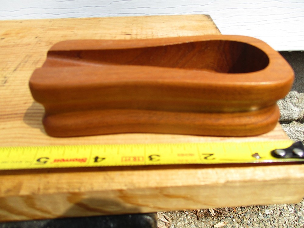 Vintage Decatur Pipe Rest Single Wood Walnut