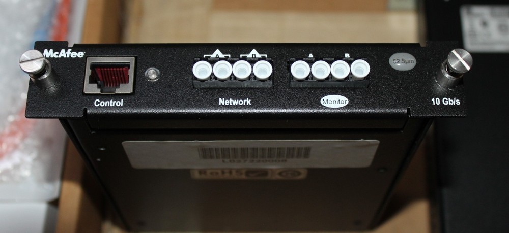 2 McAfee 40Gbps Active FailOpen Bypass Switch, IAC62F1-KT7